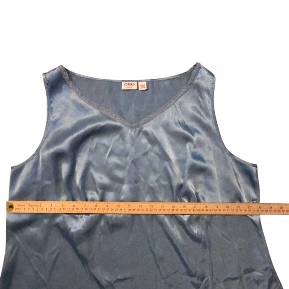 Y2K Cato Silky Baby Doll Top Size 22/24  Fairy Core Beachy Vacation Summer - Picture 8 of 8